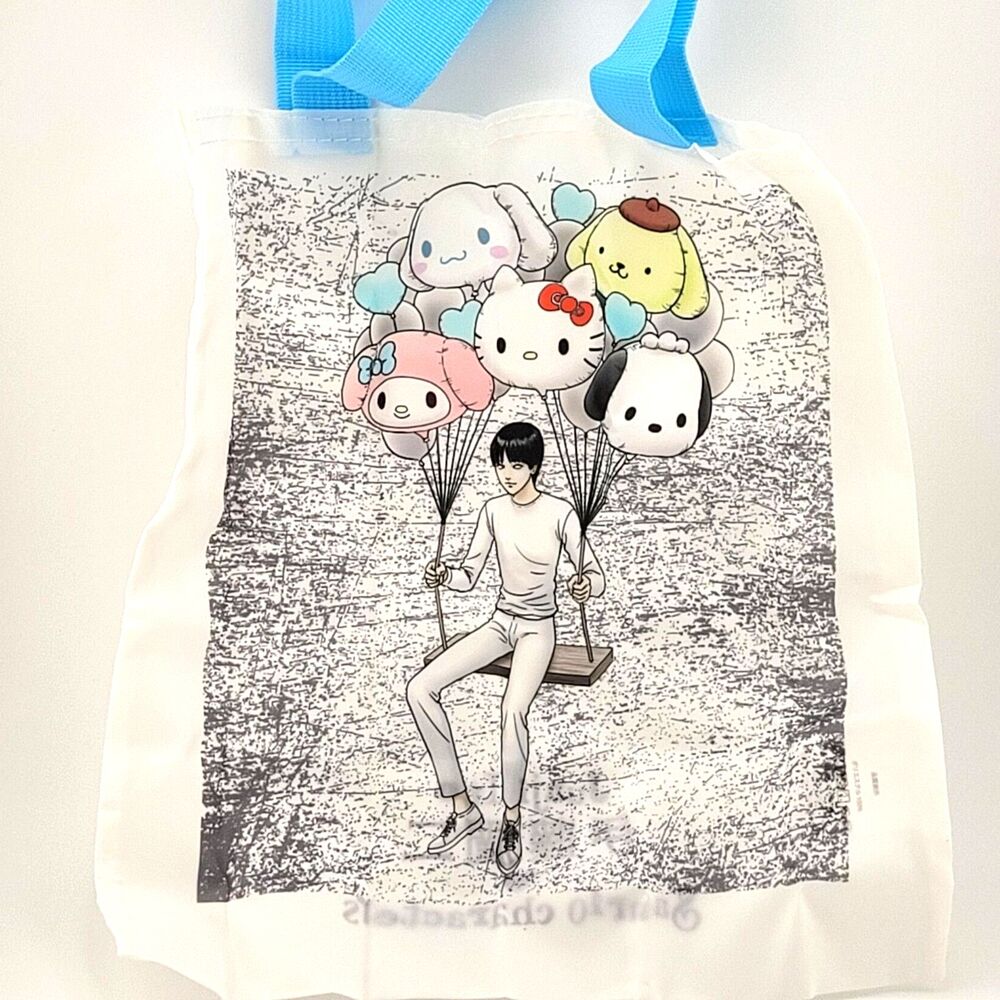 Junji Ito x Sanrio Lovesick Dead White Boy Mini Tote Bag